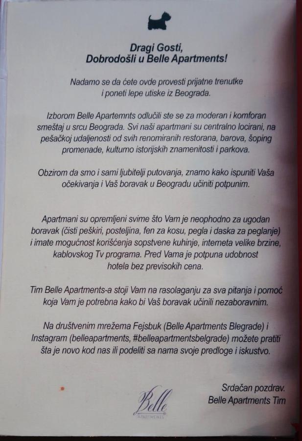 Belle - Obilicev Venac *